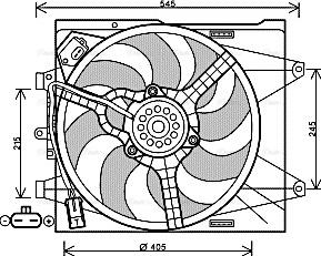 Ava Quality Cooling FT 7564 - Ventilators, Motora dzesēšanas sistēma autodraugiem.lv