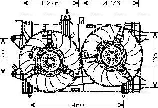 Ava Quality Cooling FT 7561 - Ventilators, Motora dzesēšanas sistēma autodraugiem.lv