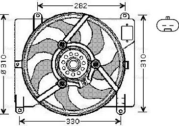 Ava Quality Cooling FT 7503 - Ventilators, Motora dzesēšanas sistēma autodraugiem.lv