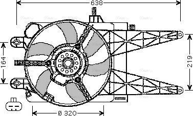 Ava Quality Cooling FT 7507 - Ventilators, Motora dzesēšanas sistēma autodraugiem.lv