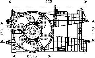 Ava Quality Cooling FT 7519 - Ventilators, Motora dzesēšanas sistēma autodraugiem.lv