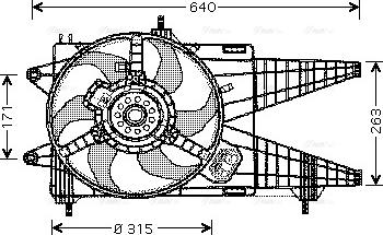 Ava Quality Cooling FT 7517 - Ventilators, Motora dzesēšanas sistēma autodraugiem.lv