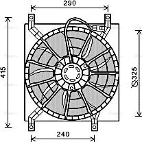 Ava Quality Cooling FT7580 - Ventilators, Motora dzesēšanas sistēma autodraugiem.lv