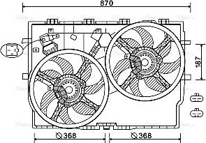 Ava Quality Cooling FT7587 - Ventilators, Motora dzesēšanas sistēma autodraugiem.lv