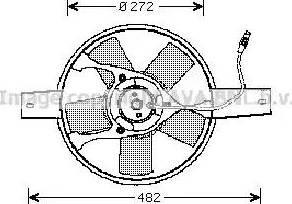 Ava Quality Cooling FT 7534 - Ventilators, Motora dzesēšanas sistēma autodraugiem.lv