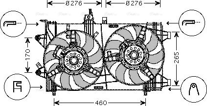 Ava Quality Cooling FT 7538 - Ventilators, Motora dzesēšanas sistēma autodraugiem.lv