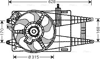 Ava Quality Cooling FT 7535 - Ventilators, Motora dzesēšanas sistēma autodraugiem.lv