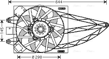 Ava Quality Cooling FT 7526 - Ventilators, Motora dzesēšanas sistēma autodraugiem.lv