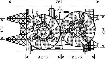 Ava Quality Cooling FT 7521 - Ventilators, Motora dzesēšanas sistēma autodraugiem.lv