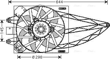 Ava Quality Cooling FT 7528 - Ventilators, Motora dzesēšanas sistēma autodraugiem.lv