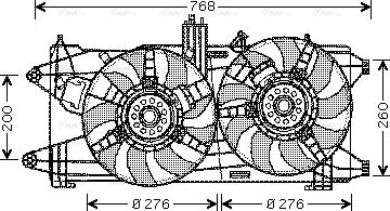 Ava Quality Cooling FT7522 - Ventilators, Motora dzesēšanas sistēma autodraugiem.lv