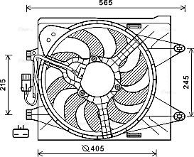 Ava Quality Cooling FT7604 - Ventilators, Motora dzesēšanas sistēma autodraugiem.lv