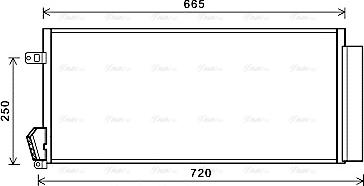 Ava Quality Cooling FTA5396D - Kondensators, Gaisa kond. sistēma autodraugiem.lv
