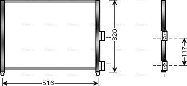 Ava Quality Cooling FTA5303 - Kondensators, Gaisa kond. sistēma autodraugiem.lv