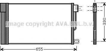 Ava Quality Cooling FTA5314 - Kondensators, Gaisa kond. sistēma autodraugiem.lv