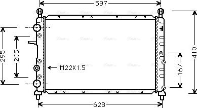 Ava Quality Cooling FTA2066 - Radiators, Motora dzesēšanas sistēma autodraugiem.lv