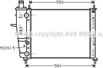 Ava Quality Cooling FTA2160 - Radiators, Motora dzesēšanas sistēma autodraugiem.lv