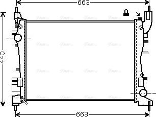 Ava Quality Cooling FTA2358 - Radiators, Motora dzesēšanas sistēma autodraugiem.lv