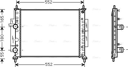 Ava Quality Cooling FTA2268 - Radiators, Motora dzesēšanas sistēma autodraugiem.lv