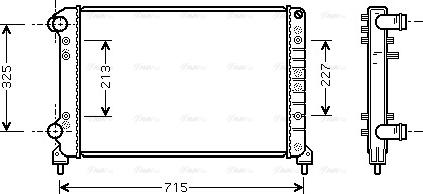 Ava Quality Cooling FTA2262 - Radiators, Motora dzesēšanas sistēma autodraugiem.lv