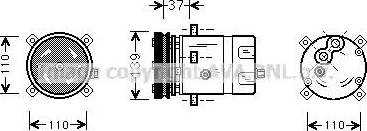 Ava Quality Cooling FTAK198 - Kompresors, Gaisa kond. sistēma autodraugiem.lv