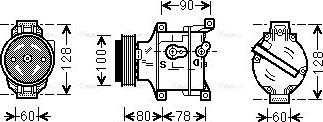 Ava Quality Cooling FTAK103 - Kompresors, Gaisa kond. sistēma autodraugiem.lv