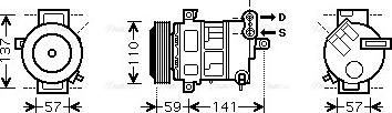 Ava Quality Cooling FTAK333 - Kompresors, Gaisa kond. sistēma autodraugiem.lv