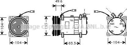 Ava Quality Cooling FT K373 - Kompresors, Gaisa kond. sistēma autodraugiem.lv