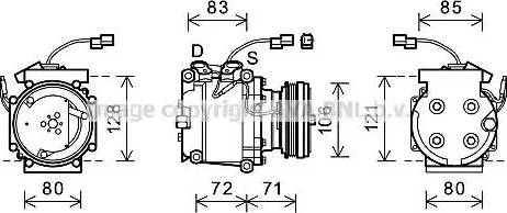 Ava Quality Cooling HDAK246 - Kompresors, Gaisa kond. sistēma autodraugiem.lv