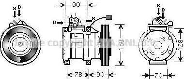 Ava Quality Cooling HD K181 - Kompresors, Gaisa kond. sistēma autodraugiem.lv