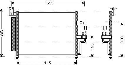 Ava Quality Cooling HY5081D - Kondensators, Gaisa kond. sistēma autodraugiem.lv