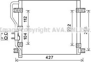 Ava Quality Cooling HY5376 - Kondensators, Gaisa kond. sistēma autodraugiem.lv