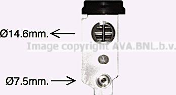 Ava Quality Cooling HY1473 - Izplešanās vārsts, Gaisa kond. sistēma autodraugiem.lv