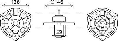 Ava Quality Cooling HY8416 - Salona ventilators autodraugiem.lv