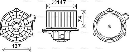 Ava Quality Cooling HY8427 - Salona ventilators autodraugiem.lv