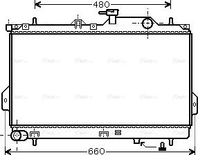 Ava Quality Cooling HY 2098 - Radiators, Motora dzesēšanas sistēma autodraugiem.lv