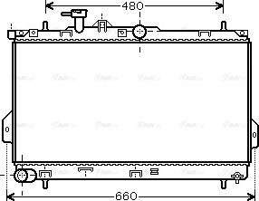 Ava Quality Cooling HY 2097 - Radiators, Motora dzesēšanas sistēma autodraugiem.lv
