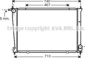 Ava Quality Cooling HY 2148 - Radiators, Motora dzesēšanas sistēma autodraugiem.lv