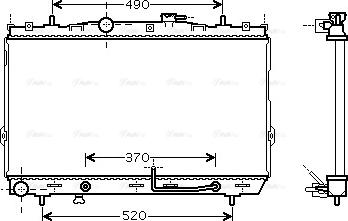 Ava Quality Cooling HY 2105 - Radiators, Motora dzesēšanas sistēma autodraugiem.lv