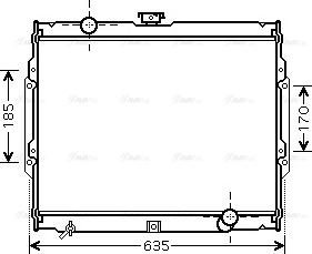 Ava Quality Cooling HY 2108 - Radiators, Motora dzesēšanas sistēma autodraugiem.lv