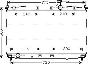 Ava Quality Cooling HY 2173 - Radiators, Motora dzesēšanas sistēma autodraugiem.lv