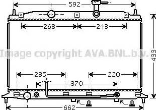 Ava Quality Cooling HY 2177 - Radiators, Motora dzesēšanas sistēma autodraugiem.lv