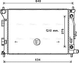 Ava Quality Cooling HY2390 - Radiators, Motora dzesēšanas sistēma autodraugiem.lv
