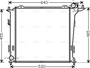 Ava Quality Cooling HY 2207 - Radiators, Motora dzesēšanas sistēma autodraugiem.lv