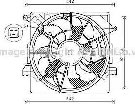 Ava Quality Cooling HY7551 - Ventilators, Motora dzesēšanas sistēma autodraugiem.lv