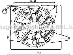 Ava Quality Cooling HY7561 - Ventilators, Motora dzesēšanas sistēma autodraugiem.lv