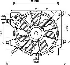 Ava Quality Cooling HY7563 - Ventilators, Motora dzesēšanas sistēma autodraugiem.lv