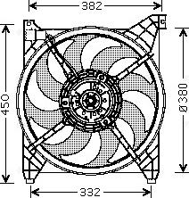 Ava Quality Cooling HY 7505 - Ventilators, Motora dzesēšanas sistēma autodraugiem.lv