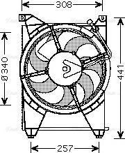 Ava Quality Cooling HY 7514 - Ventilators, Motora dzesēšanas sistēma autodraugiem.lv