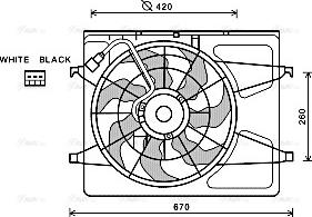 Ava Quality Cooling HY 7530 - Ventilators, Motora dzesēšanas sistēma autodraugiem.lv